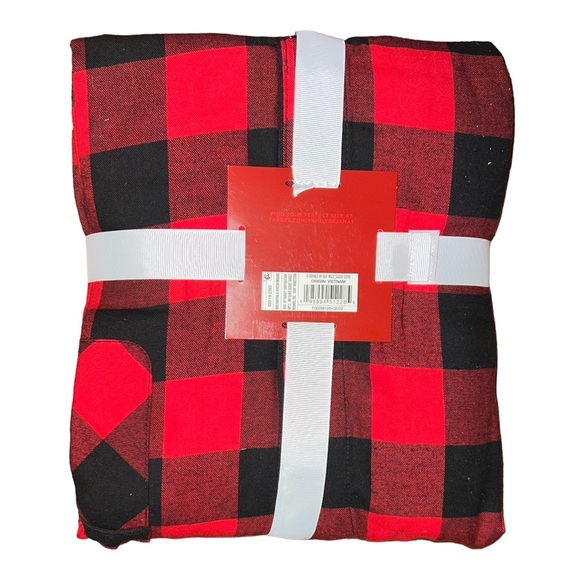Wondershop Pajamas Woman’s Size 3X Red Black Plaid 2-Piece Family Sleep New - Picture 2 of 3